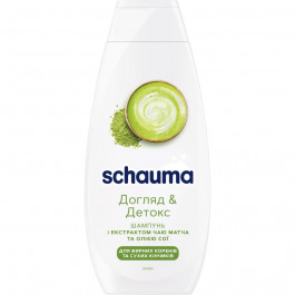 Schauma Shampoo 400 ml Шампунь Уход и Детокс для волос с жирными корнями и сухими кончиками (4015100306736)