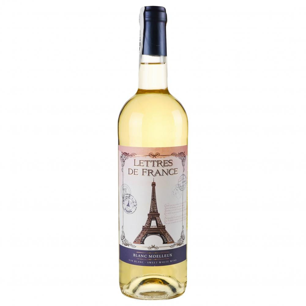 Maison Bouey Вино  Lettres De France Blanc Moelleux біле напівсолодке 0,75л 11% (3295890122780) - зображення 1