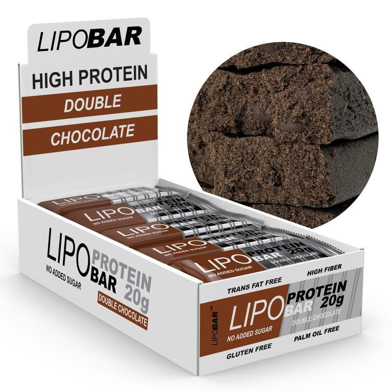 Lipo Bar Protein Bar 20x50 g / Salted Caramel - зображення 1