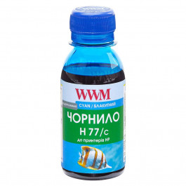   WWM Чернила для HP №177/84 100г Cyan Водорастворимые (H77/C-2)