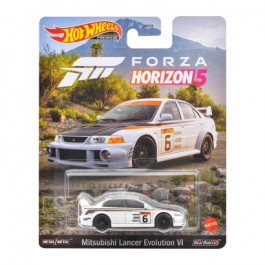   Hot Wheels Forza Horizon 5 Mitsubishi Lancer Evolution VI Replica Entertainment 1:64 HCP11 White