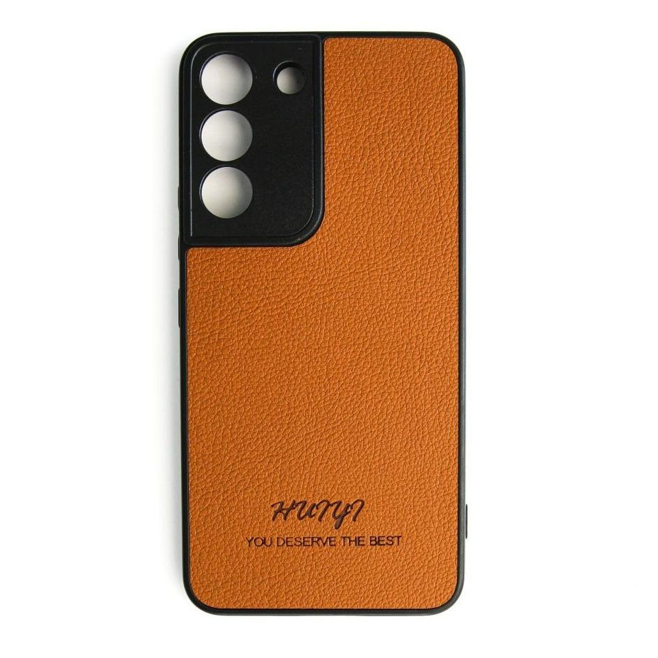 Huryl Leather Case Samsung Galaxy S22 Brown - зображення 1