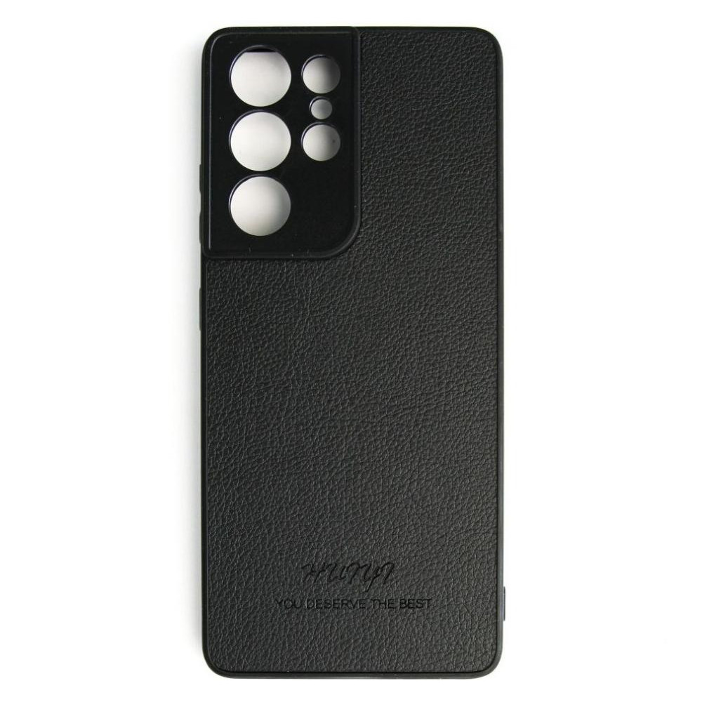 Huryl Leather Case Samsung Galaxy S21 Ultra Black - зображення 1