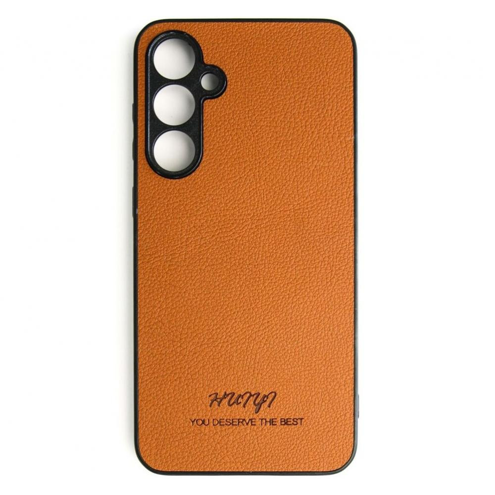 Huryl Leather Case Samsung Galaxy S23 FE Brown - зображення 1