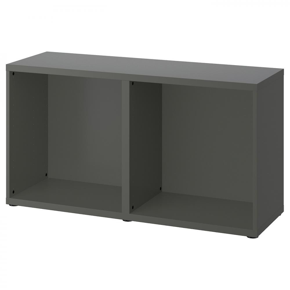 IKEA BESTA Корпус, темно-сірий, 120х40х64 см (305.385.89) - зображення 1
