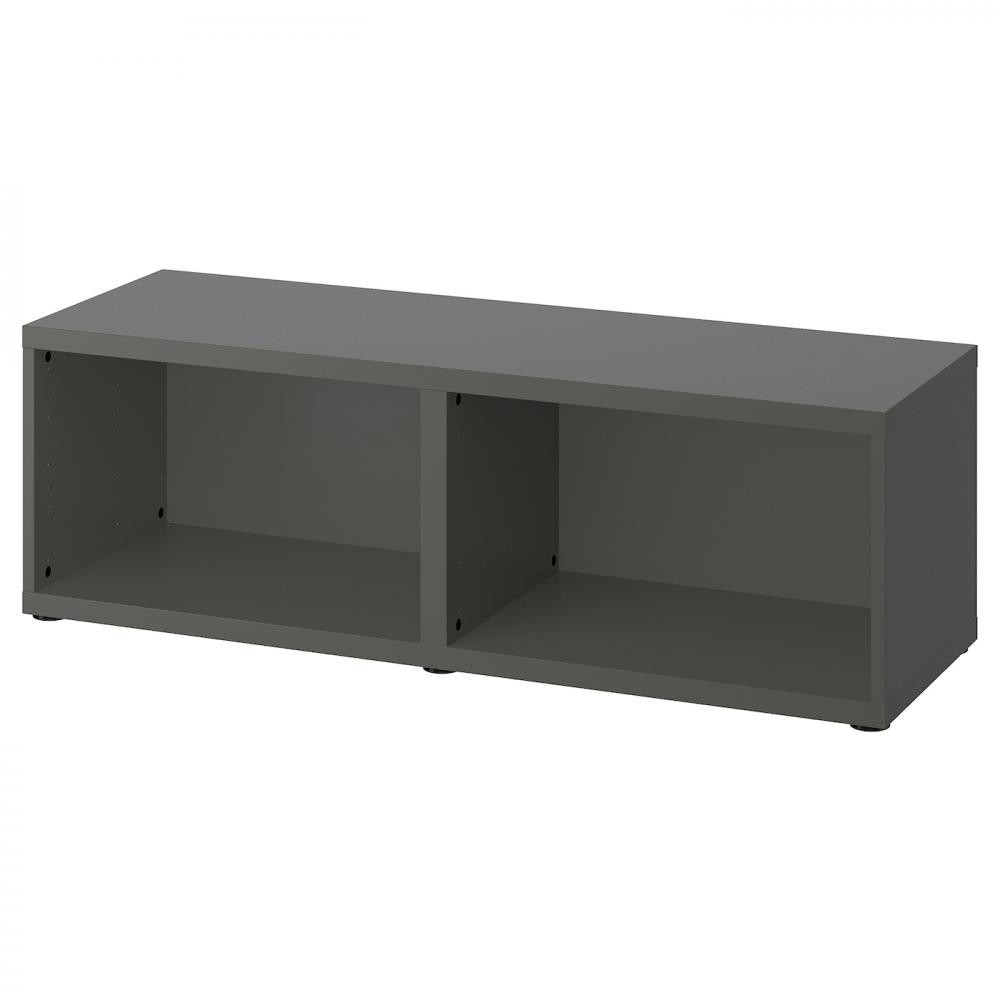 IKEA BESTA Корпус, темно-сірий, 120х40х38 см (605.385.83) - зображення 1