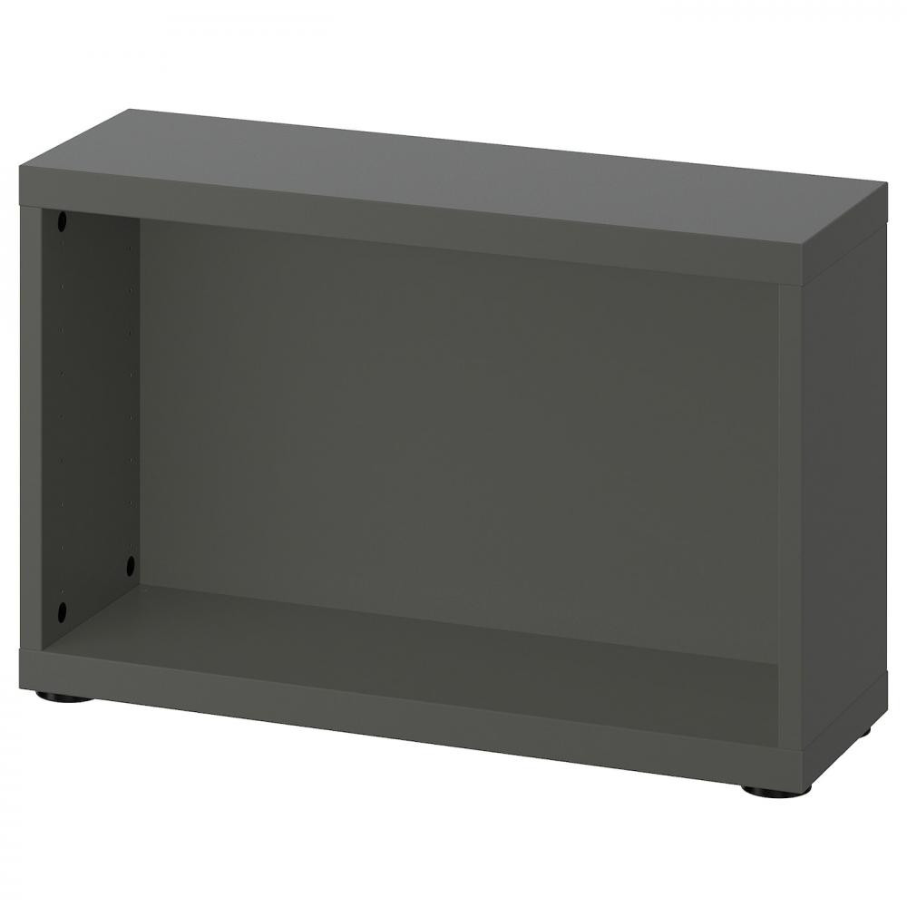 IKEA BESTA Корпус, темно-сірий, 60х20х38 см (905.385.91) - зображення 1