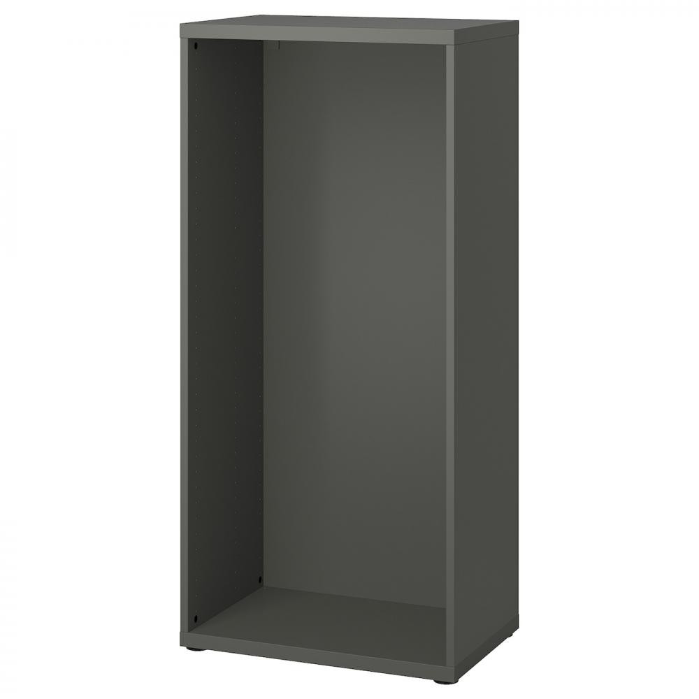 IKEA BESTA Корпус, темно-сірий, 60х40х128 см (005.385.95) - зображення 1
