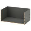 IKEA BESTA Каркас ящика, темно-сірий, 60x25x40 см (505.389.51) - зображення 1