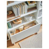 IKEA BILLY Ящик, білий/з колесами, 80x28x43 см (205.216.93) - зображення 5