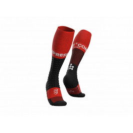 Compressport Компресійні гольфи  Skimo Full Socks, Black / Red, T3 (SU00015B 906 0T3)