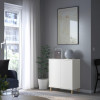 IKEA EKET Комбінація шаф на ніжках, білий/дерево, 70х35х80 см (793.880.03) - зображення 2