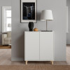 IKEA EKET Комбінація шаф на ніжках, білий/дерево, 70х35х80 см (793.880.03) - зображення 3