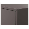 IKEA EKET Комбінація навісних шаф, темно-сіра, 80х35х210 см (591.891.27) - зображення 3
