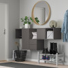 IKEA EKET Комбінація навісних шаф, темно-сіра, 175х35х70 см (093.293.90) - зображення 2