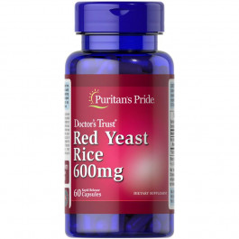   Puritan's Pride Red Yeast Rice 600 mg 60 капсул