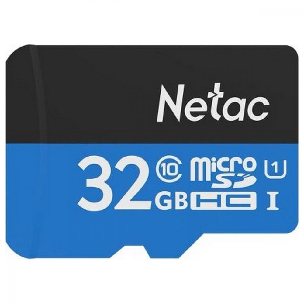 Netac 32 GB microSDHC Class 10 UHS-I + SD adapter NT02P500STN-032G-R - зображення 1