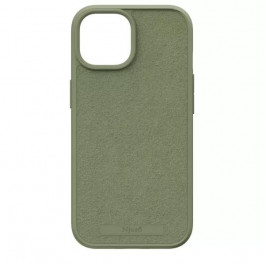   Njord Suede MagSafe Case for iPhone 15 Pro - Olive (NA53SU06)