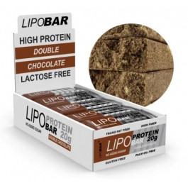 Lipo Bar Protein Bar 20x50 g / Double Chocolate