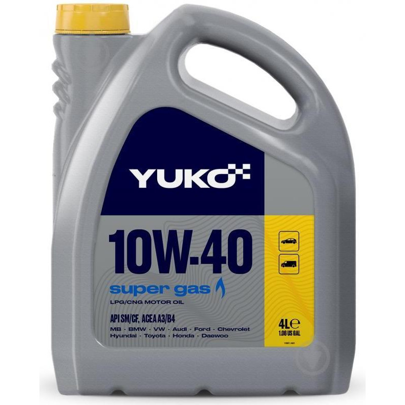 Yuko SUPER GAS 10W-40 4л - зображення 1