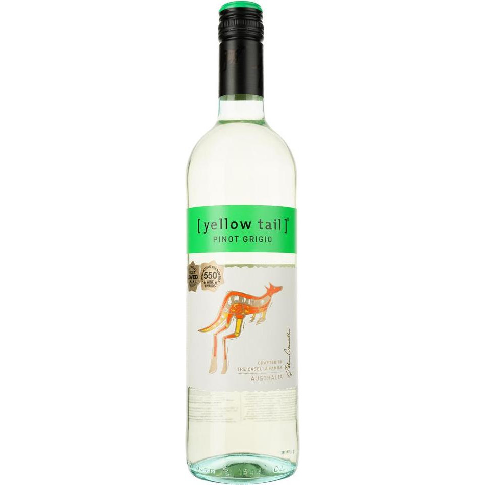 Yellow Tail Вино  Pinot Grigio белое сухое 0.75 л 11.5% (9322214009961) - зображення 1