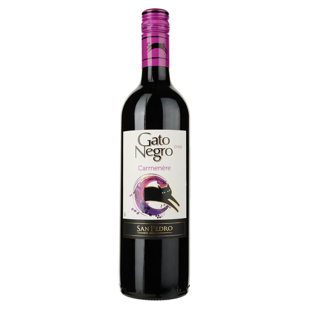 Gato Negro Вино Carmenere красное сухое 0.75 л 13-14% (7804300122805) - зображення 1
