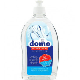 Domo Засіб для миття посуду  Безфосфатний без аромату 500 мл (4820024949651)