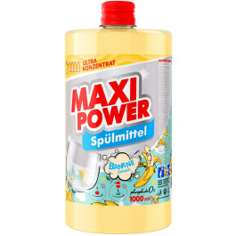 Maxi Power Засіб для миття посуду  Банан запаска, 1 л (4823098411987)
