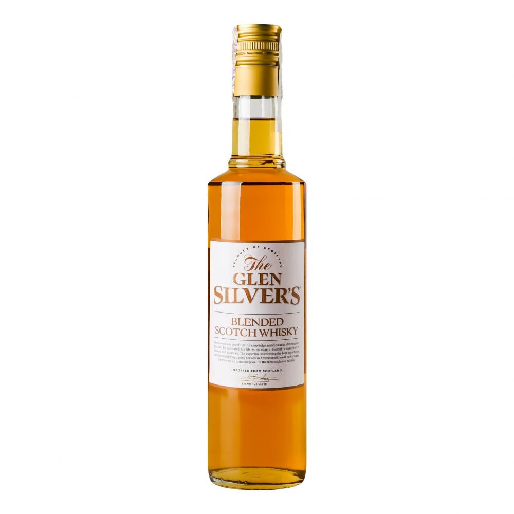 Glen Silver's Віски Glen Silver&#039;s Blended Scotch Whisky, 40%, 0,5 л (630979) (8438001406538) - зображення 1
