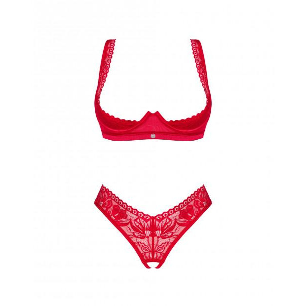  Комплект Panties Lacelove XS-S Red (Panties-302) - зображення 1