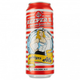 Reeper B Пиво  Golden Ale світле фільтроване 4,8%, 0,5 л (4260556082141)