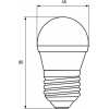 EUROLAMP LED G45 E27 5W 3000K 220V (LED-G45-05273(P)) - зображення 2