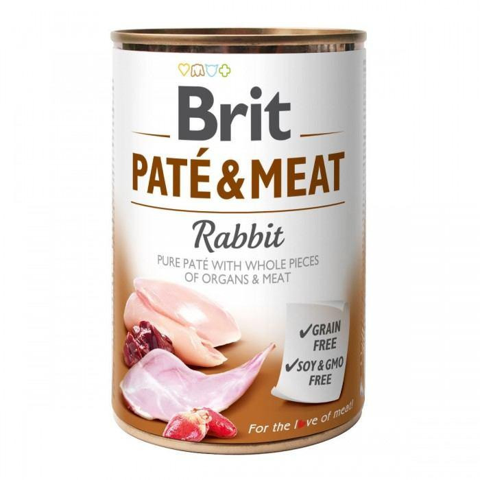 Brit Pate & Meat Rabbit 400 г - зображення 1