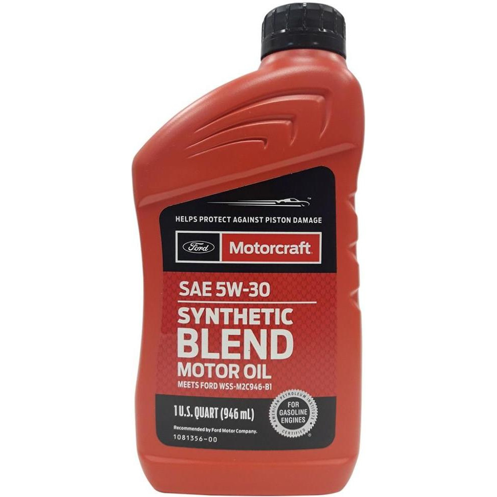 Ford Motorcraft Synthetic Blend Motor Oil 5W-30 0.946л (XO5W30Q1SP) - зображення 1