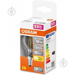 Osram LED LS P60 FILAMENT 5W 600Lm 2700K E14 (4058075212459)