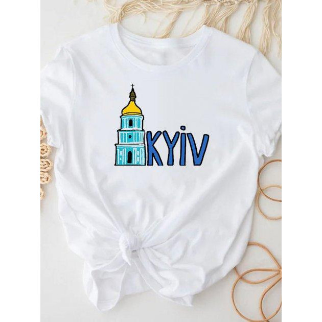 Love&Live Футболка  Orthodox Kyiv LLP03092 S Белая (LL2000000425726) - зображення 1