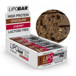 Lipo Bar Protein Bar 20x50 g / Chocolate Cherry