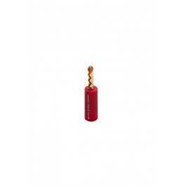   Chord Crimp Gold Banana Plug & Red Cap