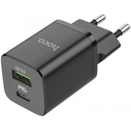   Hoco N13 Bright 30W + USB Type-C Black