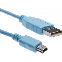   Cisco Console Cable 6 ft with USB Type A and mini-B (CAB-CONSOLE-USB=)