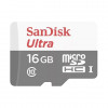 SanDisk 16 GB microSDHC UHS-I Ultra + SD adapter SDSQUNS-016G-GN3MA - зображення 1