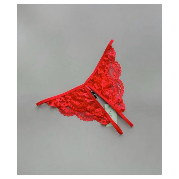  Трусики з відкритим доступом Panties Naomi M Red - зображення 1