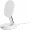 Belkin Magnetic Wireless Charging Stand Qi2 15W White (WIA008BTWH) - зображення 1