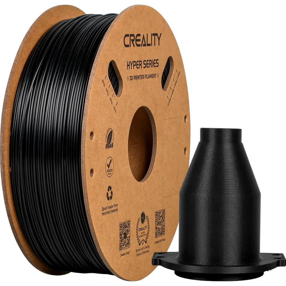 Creality Hyper ABS Filament 1кг, 1.75мм, черный - зображення 1