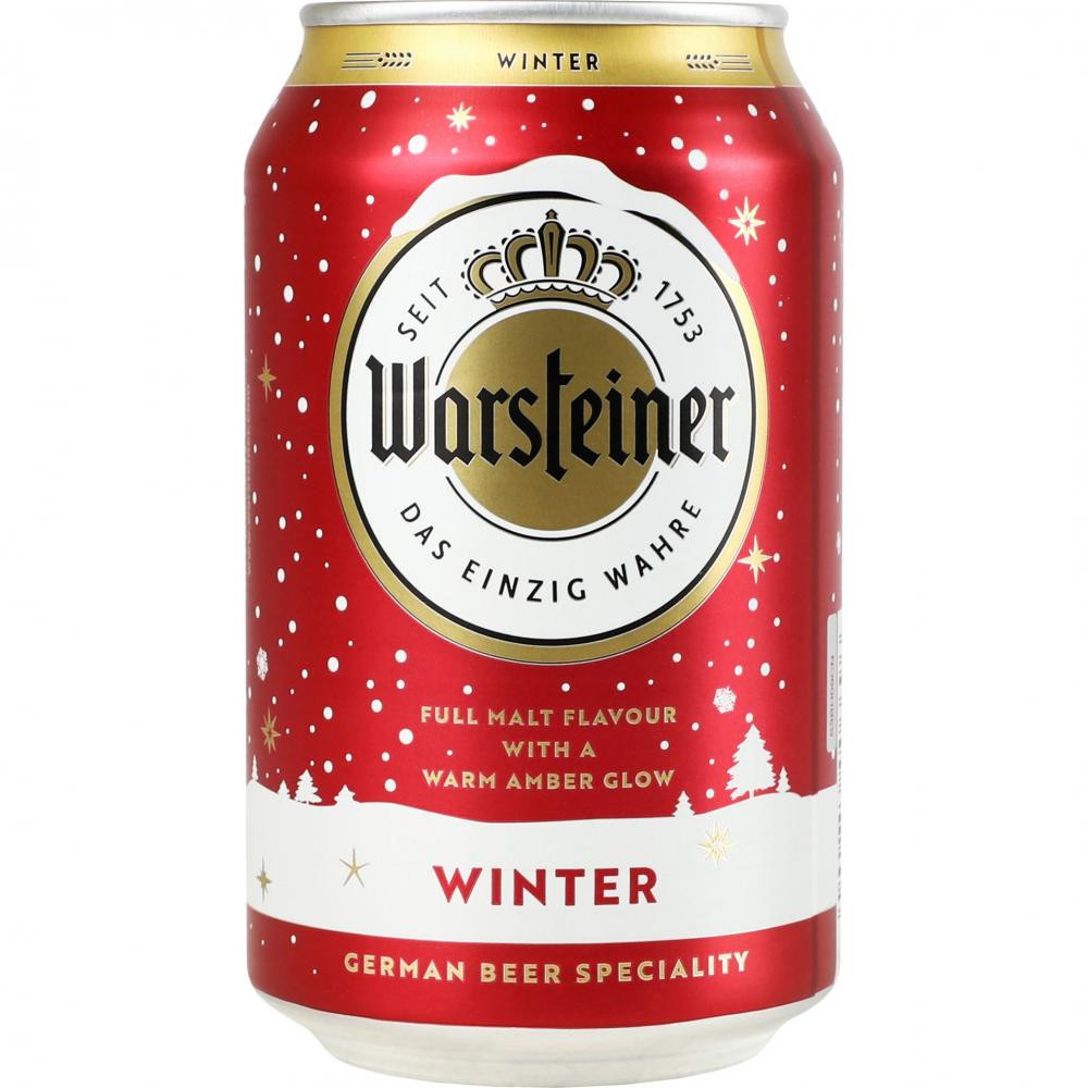 Warsteiner Пиво  Winter темне 5.6% 0.33 л з/б (4000856006696) - зображення 1