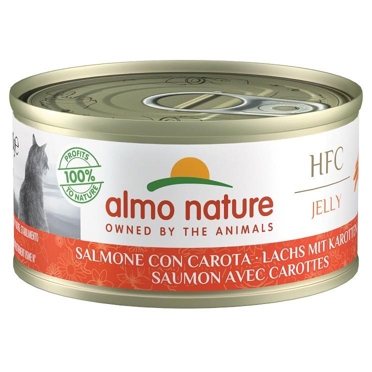 Almo Nature HFC Jelly Adult Cat Salmona Carrot 70 г (8001154102574) - зображення 1
