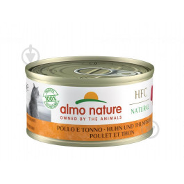 Almo Nature HFC Natural Adult Cat Chicken Tuna 70 г (8001154007596)