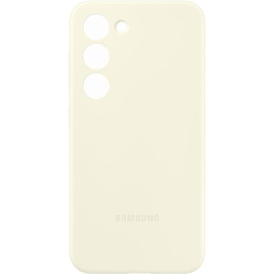 Samsung S911 Galaxy S23 Silicone Case Cream (EF-PS911TUEG) - зображення 1