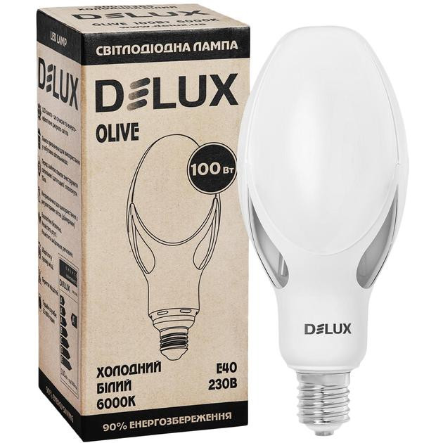 DeLux LED OLIVE 100W 6000K E27-Е40 (90015385) - зображення 1