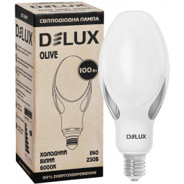 DeLux LED OLIVE 100W 6000K E27-Е40 (90015385)